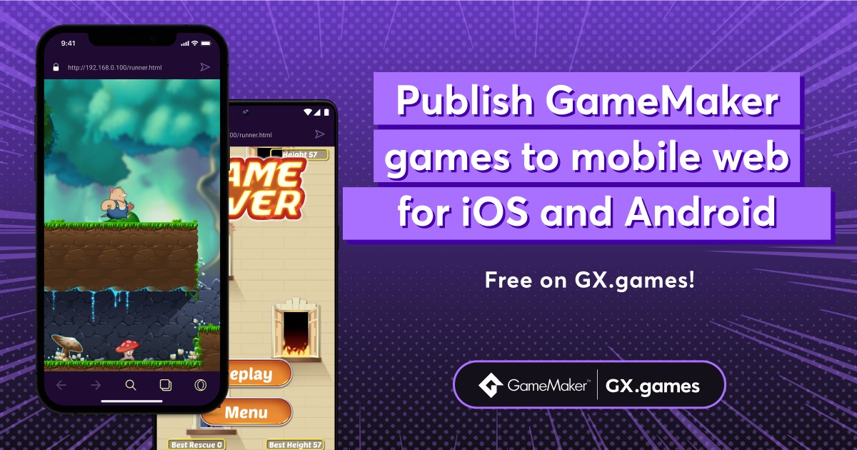 Publish mobile web games for free with GX.games Mobile (Beta)