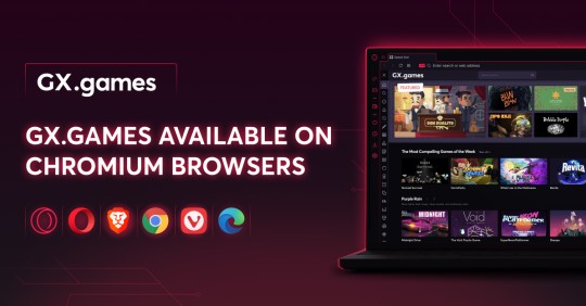 GX.games Is Now Available On All Major Chromium Browsers
