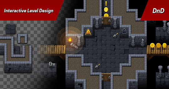 Hero's Trail: Interactive Level Design (Chests & Gates)