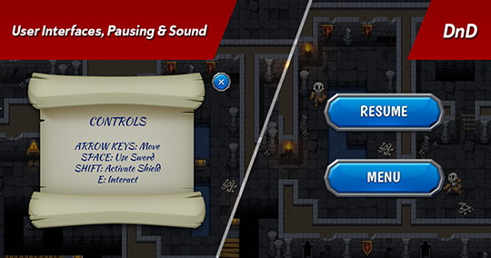 Hero's Trail: User Interfaces, Pausing & Sound