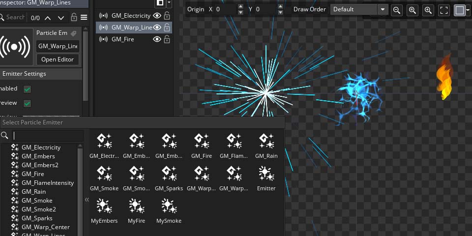 Particle effect presets