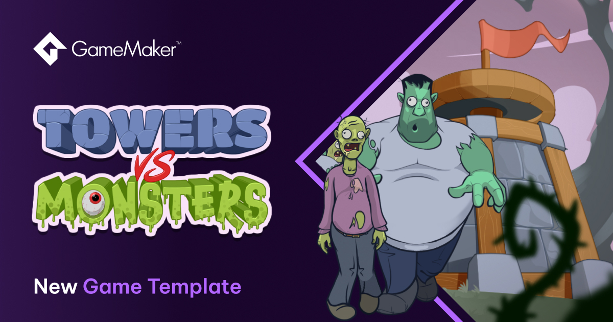 Introducing GameMaker’s Latest Template: Towers vs. Monsters