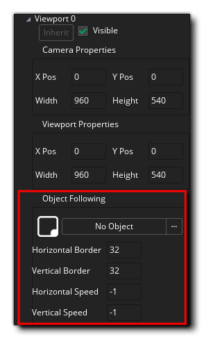 Object Following Room Properties