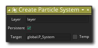 Create Particle System