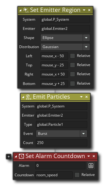 Particle Emitter Burst