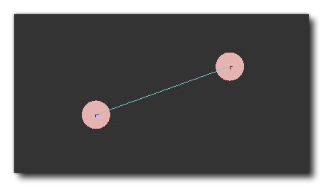 "Barbell" Fixture Made Using a Distance Joint